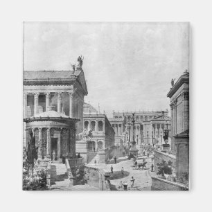 The Roman Forum of Antiquity, 1914 Magneet