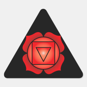 The Root Chakra Driehoek Sticker