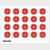 The Root Chakra Ronde Sticker (Vel)