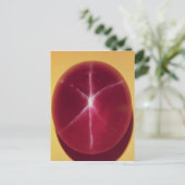 The Rosser Reeves Star Ruby Briefkaart (Staand voorkant)