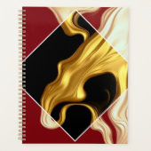 The Royal Flow Planner: Regal Crimson & Gold QR Planner (Voorkant)
