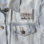 The Royal Jubilee Exhibition Vierkante Button 5,1 Cm (In situ)