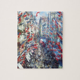 The Rue Montorgueil, Parijs door Claude Monet Legpuzzel