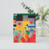 The Runners van Robert Delaunay Briefkaart (Staand voorkant)