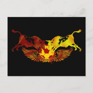 The running of the bulls briefkaart