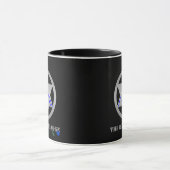 The Rural Badge Mug Black Handle (Centre)