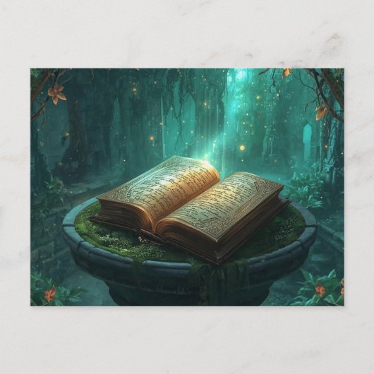 The Sacred Book of Moss and Magic Briefkaart (Voorkant)