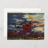 The Salem Witch, Salem, Massachusetts Briefkaart (Voorkant / Achterkant)