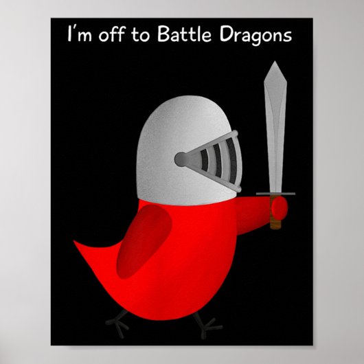 The Sammy Bird - I'm Off To Battle Dragons  Poster (Voorkant)