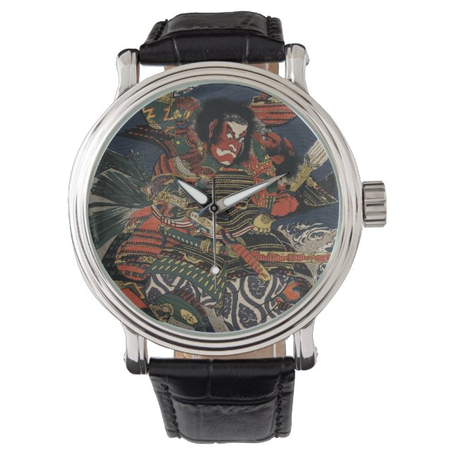 The samurai warriors Tadanori and Noritsune Horloge (Voorkant)