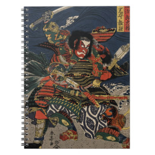 The samurai warriors Tadanori and Noritsune Notitieboek
