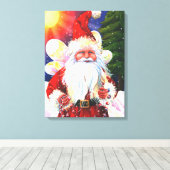 The Santa Fairy Canvas Afdruk (Insitu (Houten vloer))