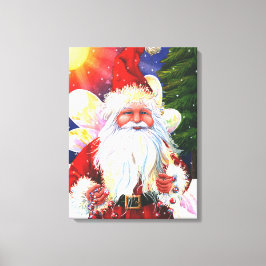 The Santa Fairy Canvas Afdruk