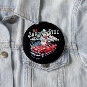 the santa's ride. ronde button 4,0 cm (In situ)