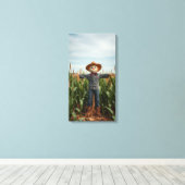 The Scarecrow Canvas Afdruk (Insitu (Houten vloer))
