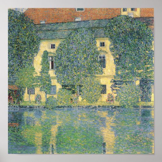 The Schloss Kammer on the Attersee III, 1910 Poster (Voorkant)