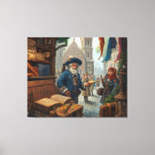 The Scholar’s Market Canvas Afdruk (Voorkant)