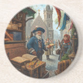 The Scholar’s Market Zandsteen Onderzetter (Voorkant)