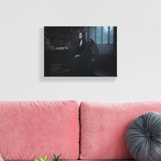 The Scholar's Temptation Canvas Afdruk (Insitu (Woonkamer))