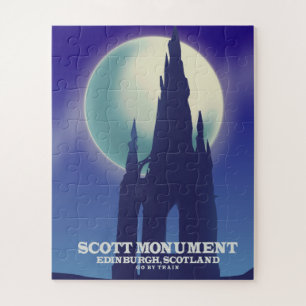 The Scott Monument, Edinburgh, Schotland Legpuzzel