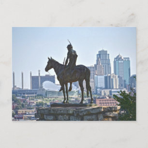 The Scout Statue, Kansas City, Missouri Briefkaart
