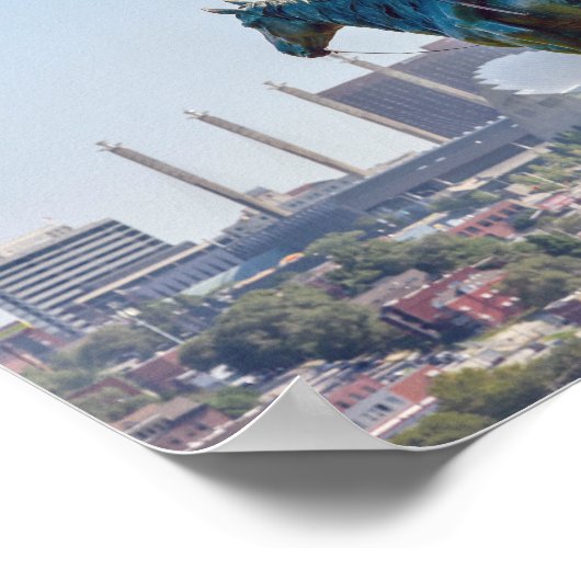 The Scout Statue, Kansas City Poster (Hoek)