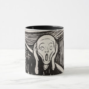 The Scream (1895) Edvard Munch Woodcut Fine Art Mok