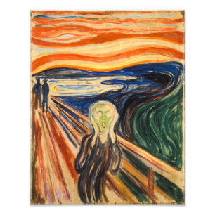 The Scream Edvard Munch Foto Afdruk