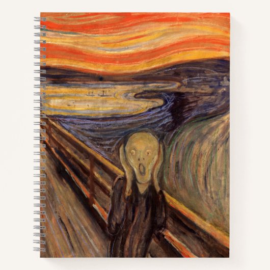 The Scream - Edvard Munch Notitieboek (Voorkant)