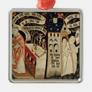 The Search after Truth, Duits, c.1490 Metalen Ornament