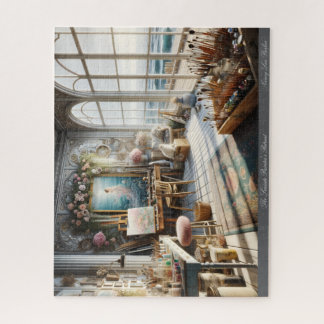 The Seaside Painter's Retreat 520 Piece Puzzel