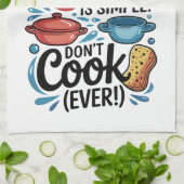 The Secret To A Clean Kitchen.....  Theedoek (Gevouwen)