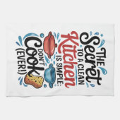 The Secret To A Clean Kitchen.....  Theedoek (Horizontaal)