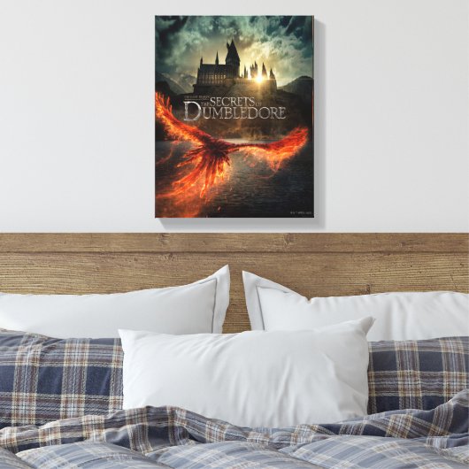 The Secrets of Dumbledore Theatrical Poster Canvas Afdruk (Insitu (Slaapkamer))