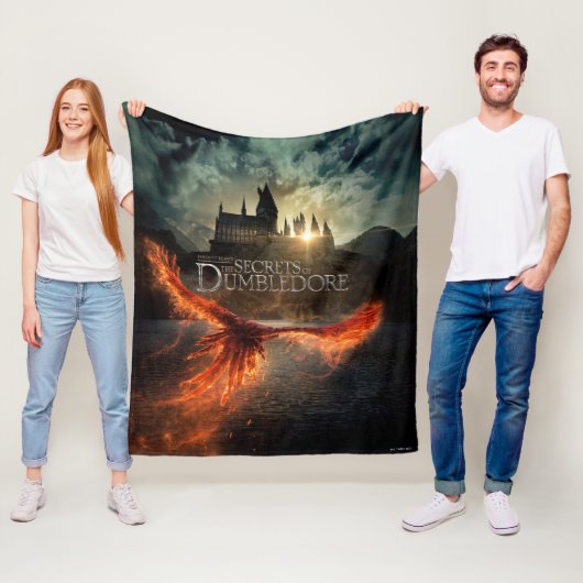 The Secrets of Dumbledore Theatrical Poster Fleece Deken (In situ)