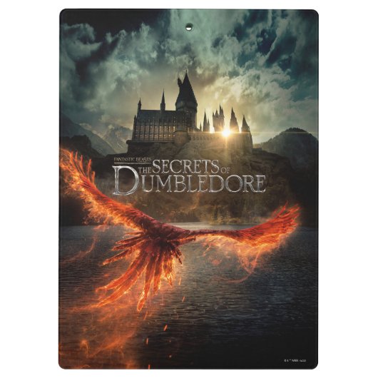 The Secrets of Dumbledore Theatrical Poster Klembord (Achterkant)