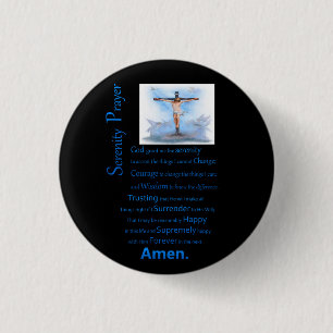 The Serenity Prayer B.C Ronde Button 3,2 Cm