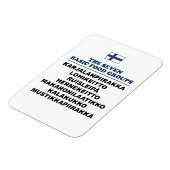 The Seven Basic Food Groups Funny Finnish Magneet (Linkerzijde)