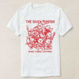 The Seven Pomerai - Pommeriaanse Samurai Parodie T-shirt
