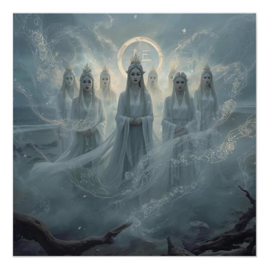 The Seven Queens of the Mist Perfect Poster (Voorkant)