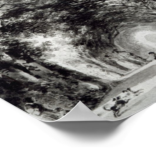 The shady alley, c.1773-74 poster (Hoek)