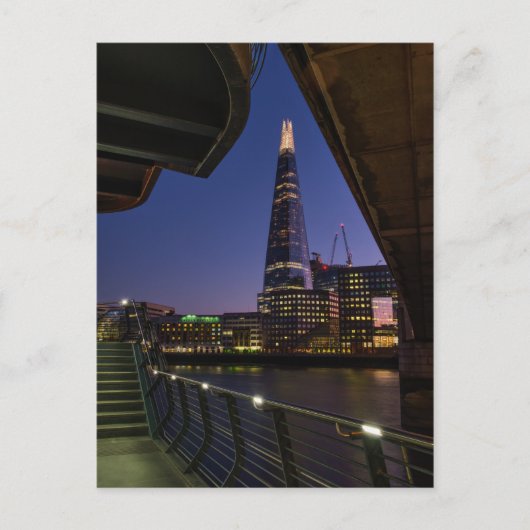 The Shard at dusk, London UK Briefkaart (Voorkant)