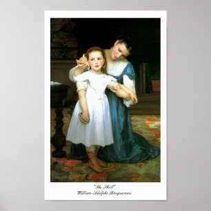 "The Shell" William-Adolphe Bouguereau Prent Poster