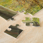 The Shepherdess Art van Daniel Ridgway Knight Legpuzzel (Zijkant)