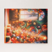 The Shimmering Retro, Groovy Christmas Tree Legpuzzel (Horizontaal)