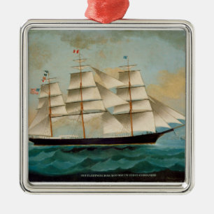 The Ship Fleetwing, Hong Kong Bay Metalen Ornament