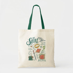 THE SHIRE™-watercollagegrafiek Tote Bag