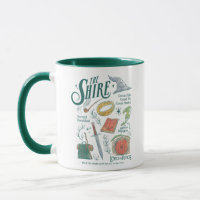 THE SHIRE™ Watercolor Collage Grafiek