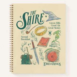 THE SHIRE™ Watercolor Collage Grafiek Notitieboek