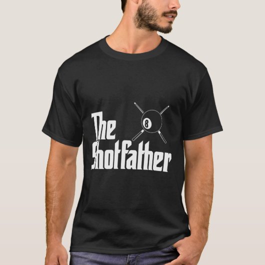 The Shotfather - Biljart - Pool Player T-shirt (Voorkant)